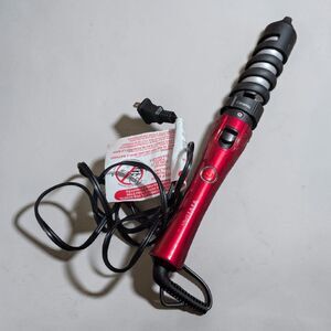 Vivitar Spiral Curling Iron | Red Ceramic Hair Curler | Styling Tool